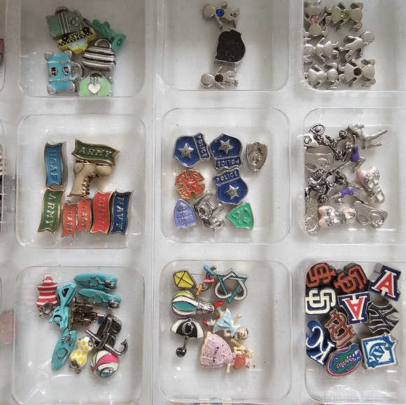 🦉 5/$21 🦉 O2 ORIGAMI OWL LIVING LOCKET FLOATING PETITE MEMORY CHARMS NEW!! - Picture 11 of 16